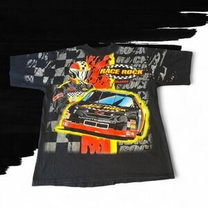 Vintage NASCAR 90s All Over Orlando Racing Tee AOP